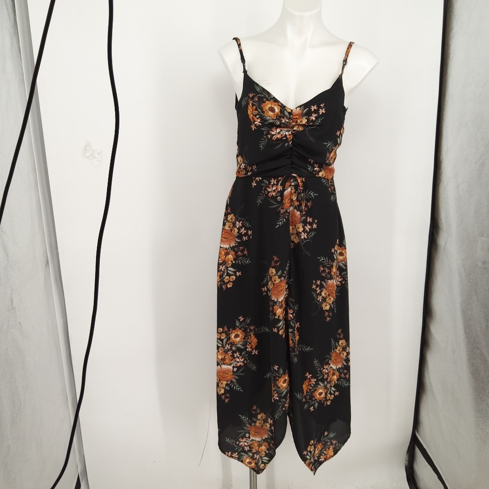 ALTAR'D STATE FLORAL SLEEVELESS MIDI DRESS MEDIUM